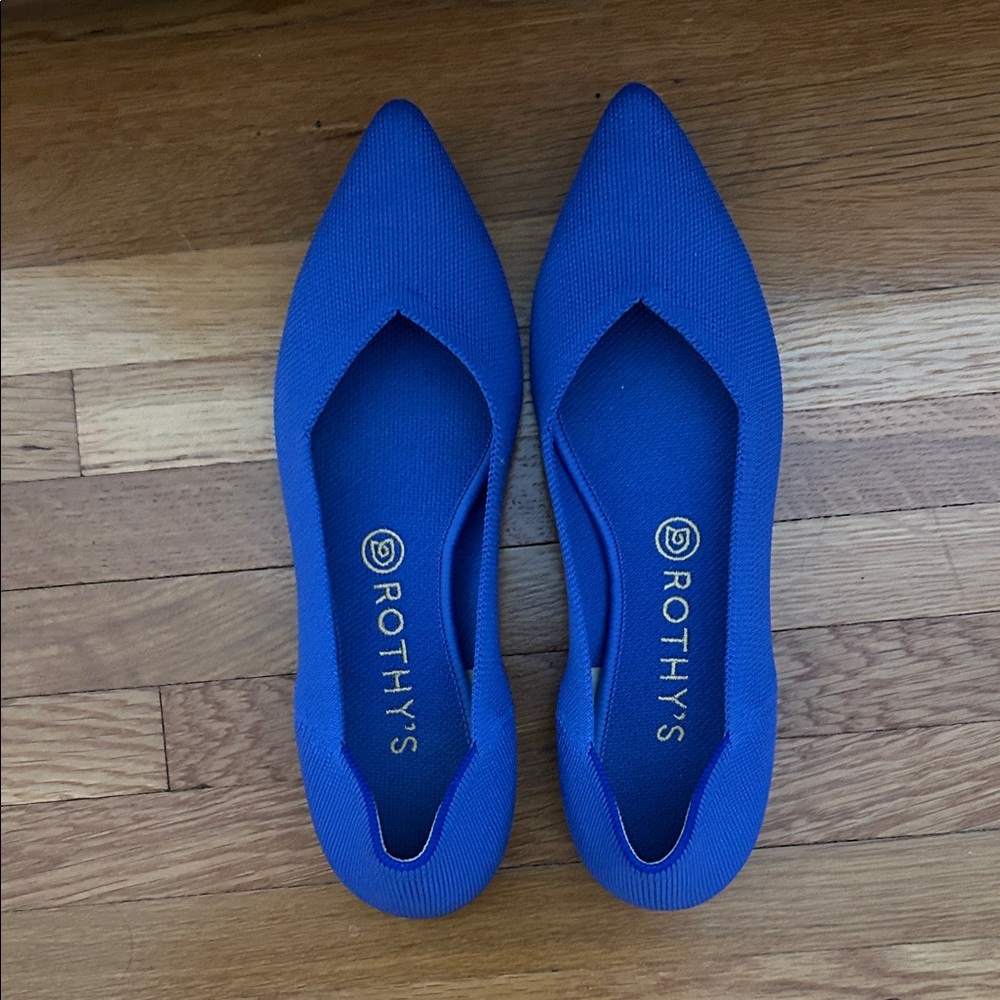 Rothy's Blue The Point Flat - Picture 2 of 14